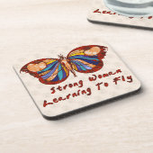 Leren naar vliegen bier onderzetter (Linkerzijde)