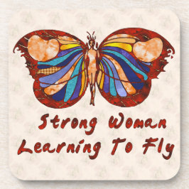 Leren naar vliegen bier onderzetter