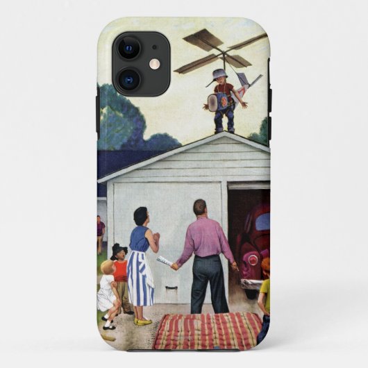 Leren naar vliegen Case-Mate iPhone case (Achterkant)