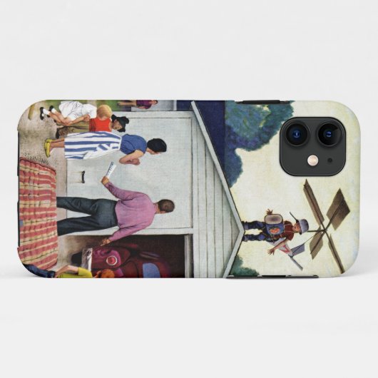 Leren naar vliegen Case-Mate iPhone case (Achterkant (horizontaal))