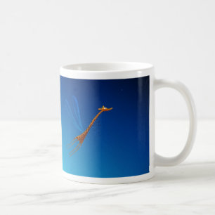 Leren naar vliegen koffiemok