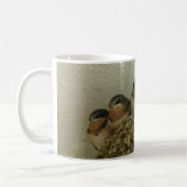 Leren naar vliegen koffiemok (Links)