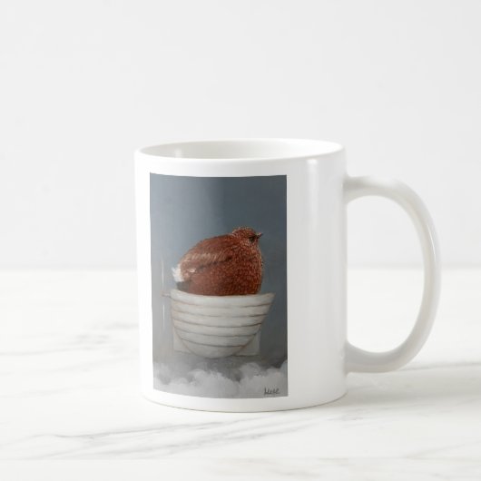 Leren naar vliegen koffiemok (Rechts)
