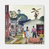 Leren naar vliegen magneet (Voorkant)