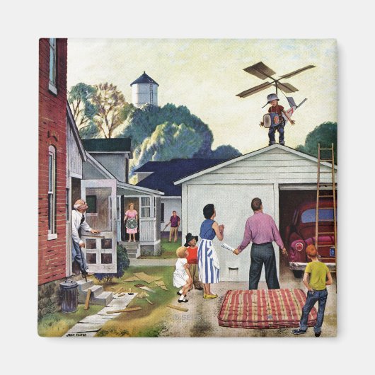 Leren naar vliegen magneet (Voorkant)