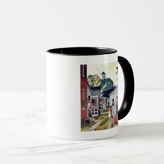 Leren naar vliegen mok (Voorkant rechts)