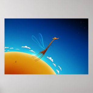 Leren naar vliegen poster
