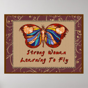 Leren naar vliegen poster