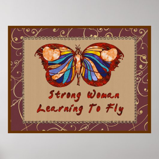 Leren naar vliegen poster (Voorkant)