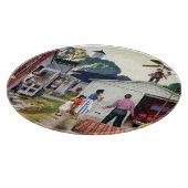 Leren naar vliegen snijplank (Hoek)