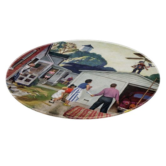 Leren naar vliegen snijplank (Hoek)