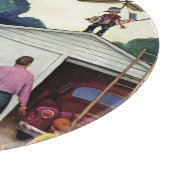 Leren naar vliegen snijplank (Hoek)