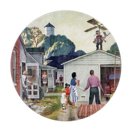 Leren naar vliegen snijplank (Voorkant)