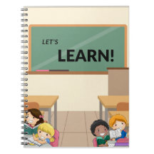 Leren! Notitieboek voor kinderen in de klas