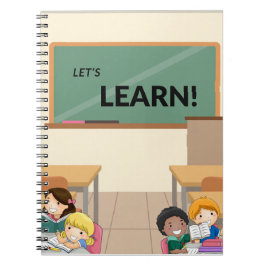 Leren! Notitieboek voor kinderen in de klas