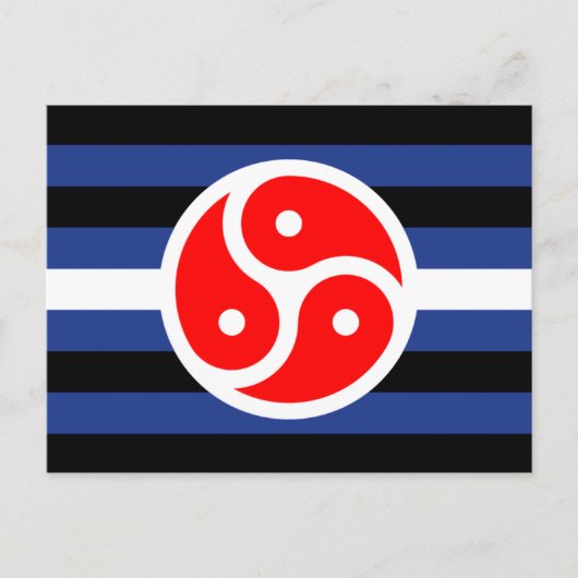 Leren oefen trots vlag briefkaart (Voorkant)