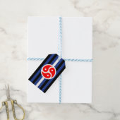 Leren oefen trots vlag cadeaulabel (Met Touw)