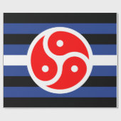 Leren oefen trots vlag cadeaupapier (Vlak)