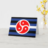 Leren oefen trots vlag kaart (Gele Bloem)