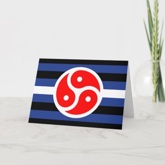 Leren oefen trots vlag kaart (Voorkant)