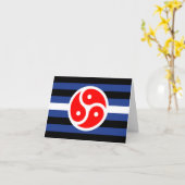 Leren oefen trots vlag kaart (Gele Bloem)