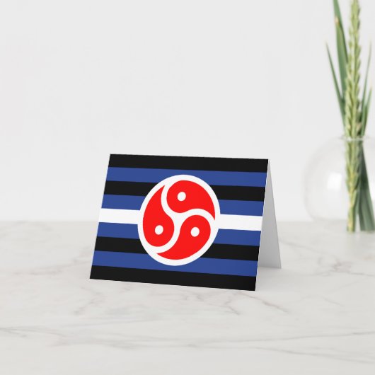 Leren oefen trots vlag kaart (Voorkant)