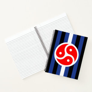 Leren oefen trots vlag notitieboek