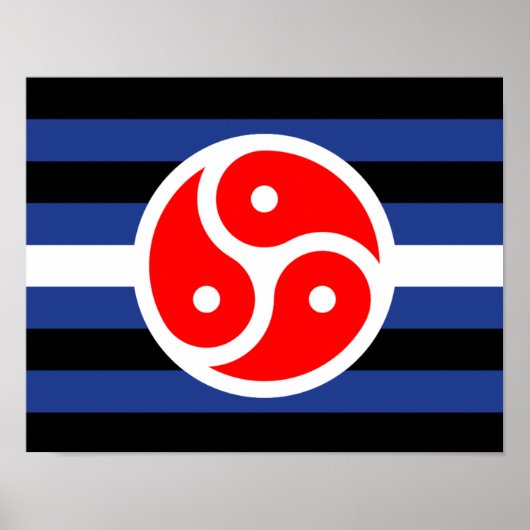 Leren oefen trots vlag poster (Voorkant)