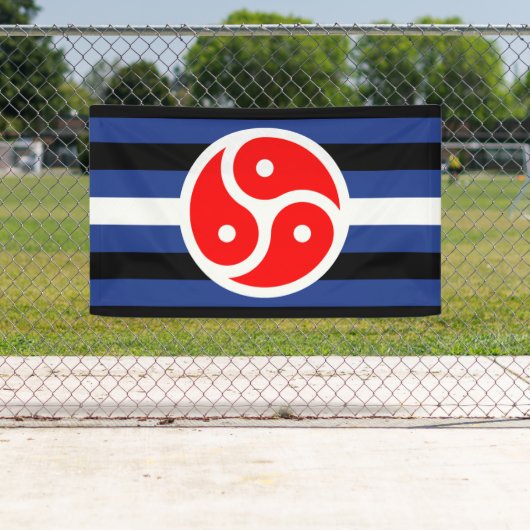 Leren oefen trots vlag spandoek (Insitu)
