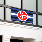 Leren oefen trots vlag spandoek (Buitenkant Gebouw)