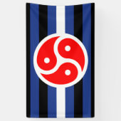 Leren oefen trots vlag spandoek (Verticaal)