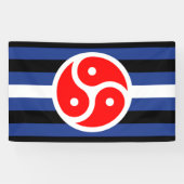 Leren oefen trots vlag spandoek (Horizontaal)