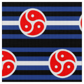 Leren oefen trots vlag stof (Close Up)