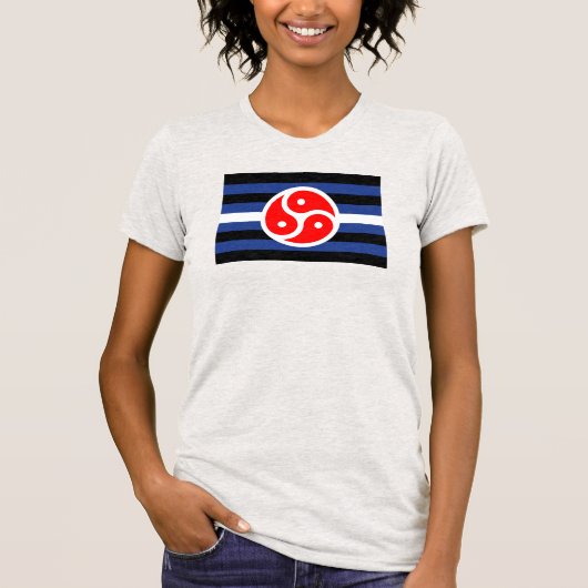 Leren oefen trots vlag t-shirt (Voorkant)