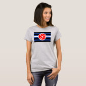 Leren oefen trots vlag t-shirt (Voorkant volledig)