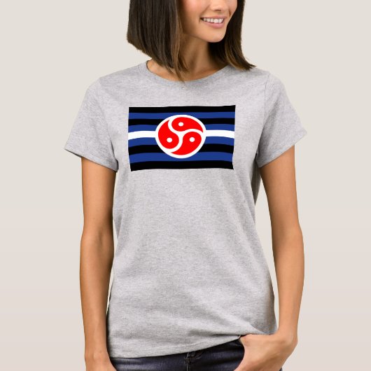 Leren oefen trots vlag t-shirt (Voorkant)
