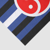 Leren oefen trots vlag tissuepapier (Detail)