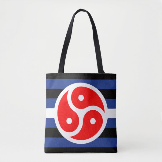 Leren oefen trots vlag tote bag (Voorkant)