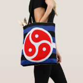 Leren oefen trots vlag tote bag (Dichtbij)
