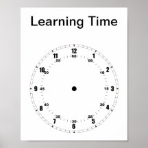 Leren om het Poster van de Tijd te vertellen