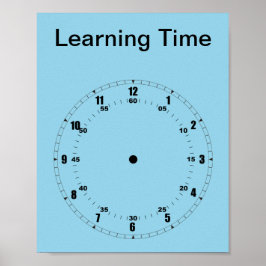 Leren om het Poster van de Tijd te vertellen