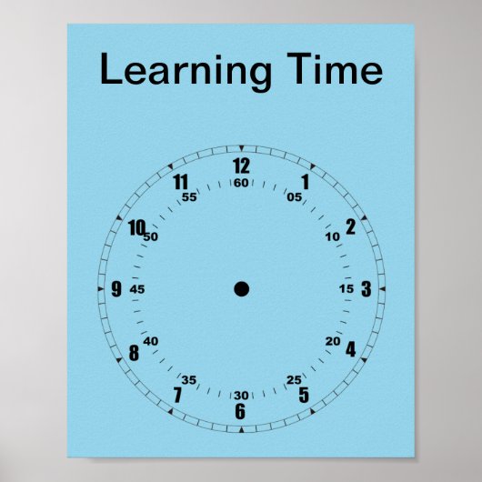 Leren om het Poster van de Tijd te vertellen (Voorkant)