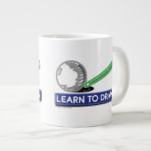 Leren om te tekenen grote koffiekop (Voorkant rechts)