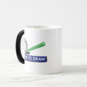 Leren om te tekenen magische mok (Voorkant links)