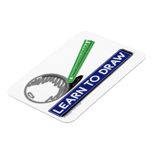 Leren om te tekenen magneet (Linkerzijde)