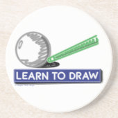 Leren om te tekenen zandsteen onderzetter (Voorkant)