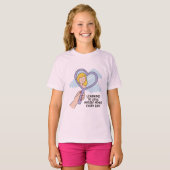 Leren om van mezelf te houden - Heart Mirror Illus T-shirt (Voorkant volledig)