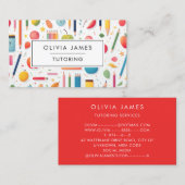 Leren Onderwijs Bijles en Onderwijzen Visitekaartje (Voorkant / Achterkant)