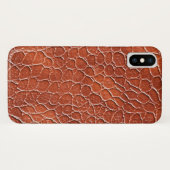 Leren Patroon Case-Mate iPhone Case (Achterkant (horizontaal))