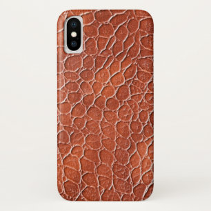 Leren Patroon iPhone X Hoesje